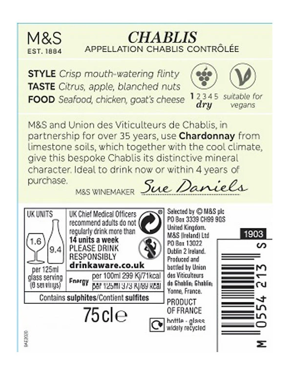 Coupon β¨ White Wine Chablis - Case Of 6 π₯° 5 Coupon β¨ White Wine Chablis - Case Of 6 π₯° - Image 3