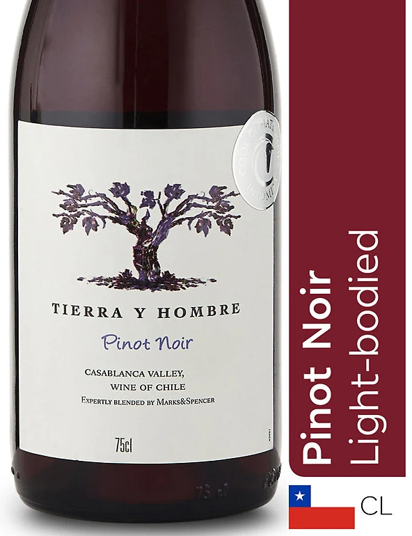 Top 10 π₯° Red Wine Tierra Y Hombre Pinot Noir - Case Of 6 π₯° 3 Top 10 π₯° Red Wine Tierra Y Hombre Pinot Noir - Case Of 6 π₯°