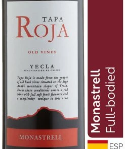Flash Sale 👏 Spanish Wine Tapa Roja Old Vines Monastrell - Case Of 6 🎁