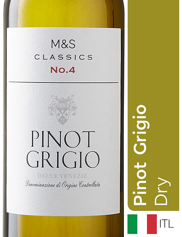 Cheap π M&S Classics White Wine Pinot Grigio - Case Of 6 β 3 Cheap π M&S Classics White Wine Pinot Grigio - Case Of 6 β