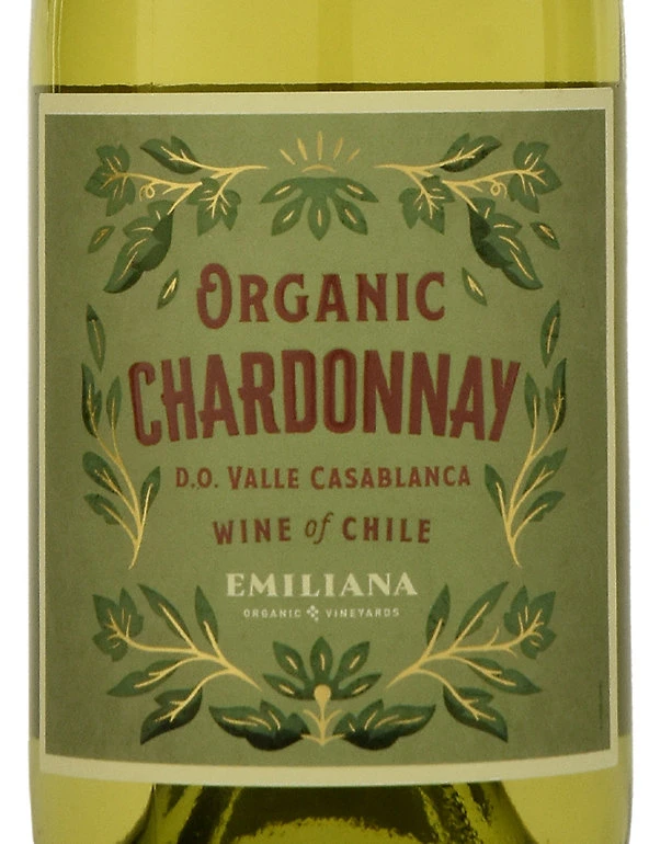 Outlet π White Wine Emiliana Organic Chardonnay - Case Of 6 π 4 Outlet π White Wine Emiliana Organic Chardonnay - Case Of 6 π - Image 2